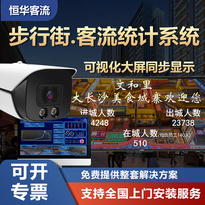 步行街客流统计系统